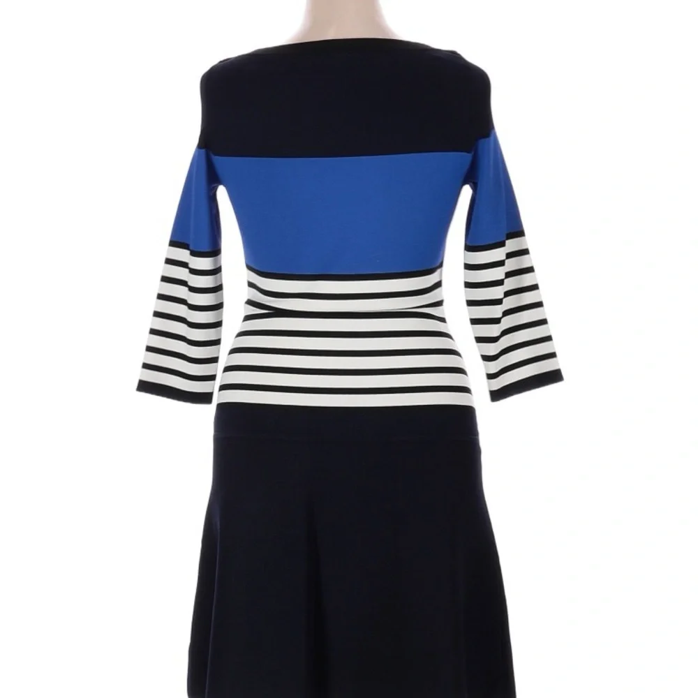 Kate Spade EUC Striped Blue and Black Dress - Picture 2 of 3